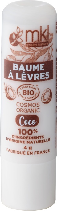 MKL Green Nature Balsam De Buze Bio Nucă De Cocos 4g - Img 1