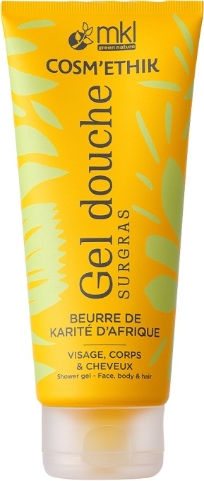 MKL Green Nature Cosm'Éthik Gel De Duş Rehidratant Cu Unt De Shea Bio Față/Corp/Păr 200ml - Img 1