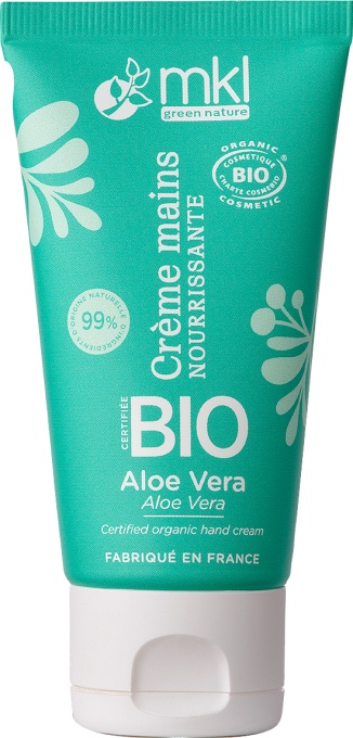 MKL Green Nature Cremă De Mâini Hrănitoare Și Reparatoare Aloe Vera Organic 50 ml - Img 1