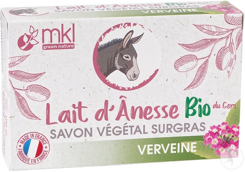 MKL Green Nature Săpun Vegetal Ultra Hrănitor Cu Lapte De Măgăriță Bio Verbină 100g - Img 1