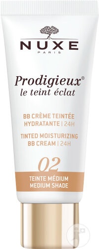 Nuxe Prodigieux Le Teint Éclat BB Cremă ten hidratantă 24h 02 Nuanță Medium 30ml - Img 1