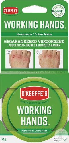 O'Keeffe's Working Hands Cremă Pentru Mâini Foarte Uscate și Crăpate 96g - Img 1