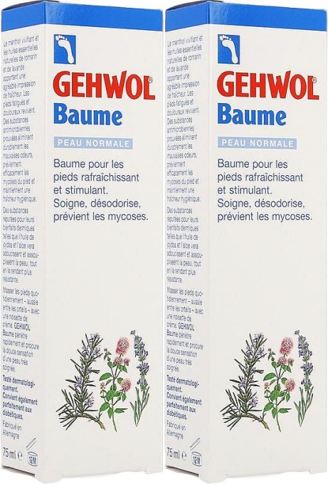 Pachet Gehwol Balsam Pentru Picioare Răcoritor Și Stimulant 2x75ml - Img 1