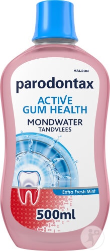 Parodontax Active Gum Health Apă De Gură Extra Mentă Răcoritoare 500ml - Img 1