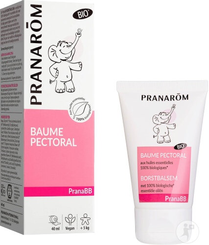 Pranarôm Pranabb Balsam Pectoral Respirator Bio Tub 40ml - Img 1