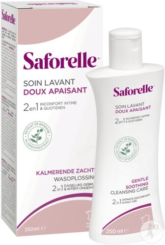 Saforelle Gel De Îngrijire Intimă Calmanta Cu Brusture 250ml - Img 1