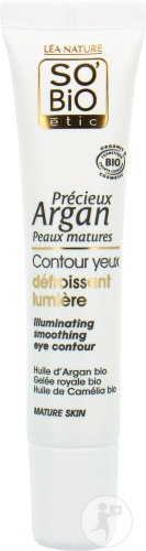 So'Bio Étic Argan Prețios Cremă Contur Ochi Iluminatoare Anti-Rid Pentru Ten Matur Bio 15ml - Img 1