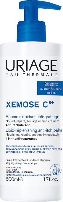 Uriage Xémose Balsam Cu Ulei Calmant Anti-Mâncărime Pielea Atopică Recipient Cu Pompă 500ml - Img 1