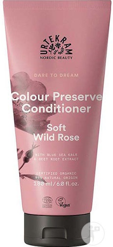 Urtekram Dare To Dream Soft Wild Rose Balsam Pentru Păr Vopsit 180ml - Img 1