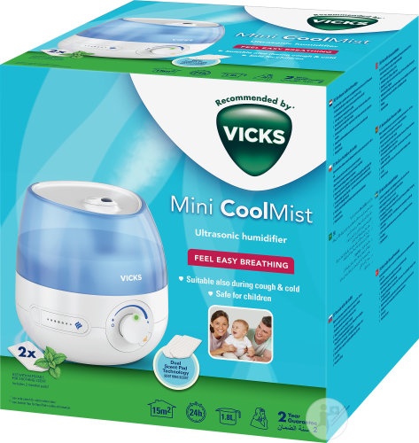 Vicks Technical Mini Umidificator Cool Mist VUL525E4 1 Bucata - Img 1