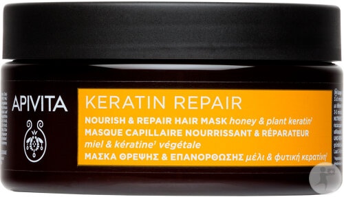 Apivita Keratin Repair Măsca De Păr Hrănitoare Şi Reparatoare 200ml - Img 1