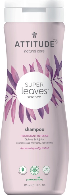 Attitude Super Leaves Șampon Hidratare Intensă Quinoa Și Jojoba Flacon 473ml - Img 1