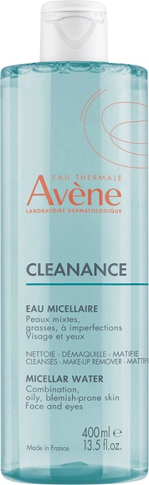 Avène Cleanance Micellar Cleansing Water Apă Micelară Ten Mixt Și Gras 400 ml - Img 1