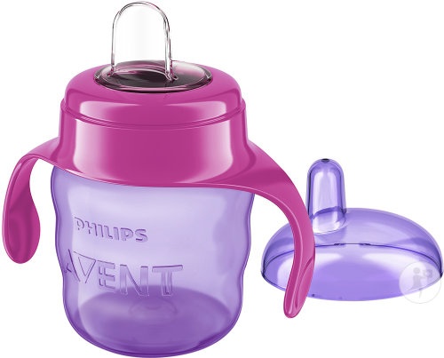 Avent Cană Anti-Scurgere 200ml Roz 1 Bucată - Img 1