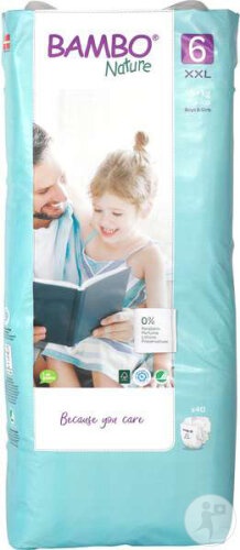 Bambo Nature Scutece Din Hârtie Mărimea 6 XXL 16-30kg 40 Bucăți - Img 1