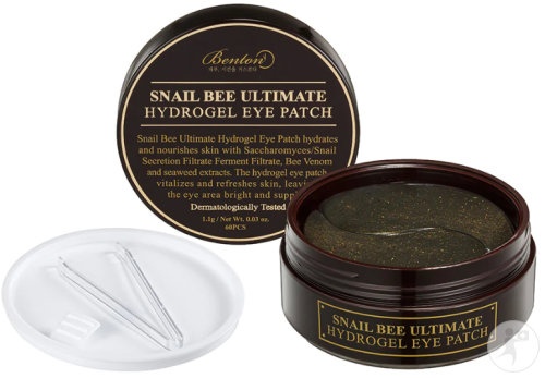 Benton Snail Bee Ultimate Hydrogel Plasturi Pentru Ochi 60 Bucăți - Img 1