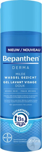 Bepanthen Derma Gel De Curățare Delicat Pentru Față Flacon 200ml - Img 1