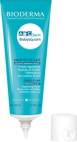 Bioderma Abcderm Babysquam Cremă Pentru Cruste De Lapte 40ml - Img 1