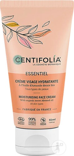 Centifolia Cremă De Față Hidratantă Bio Toate Tipurile De Piele Tub 50ml - Img 1