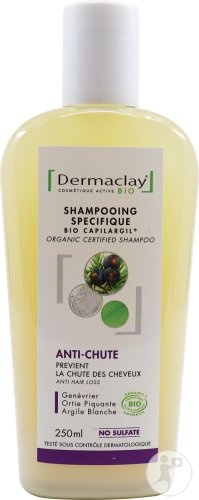 Dermaclay Șampon Bio Împotriva Căderii Părului Flacon 250ml - Img 1