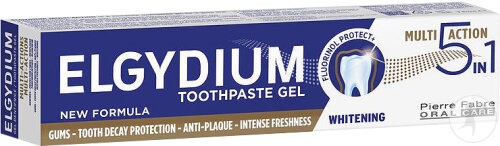 Elgydium Multi-Action Pastă De Dinţi Pentru Gingii/Carii/Anti-Placă Cu Prospătime Intensă 75ml - Img 1