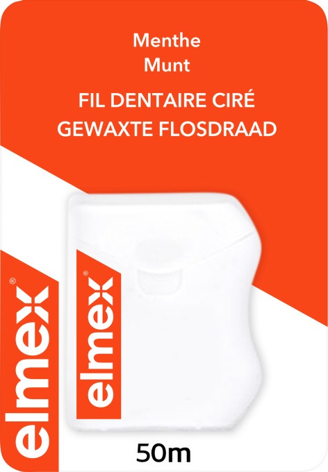 Elmex Ață Dentară Cu Ceară Si Menta 50m 1 Bucată - Img 1