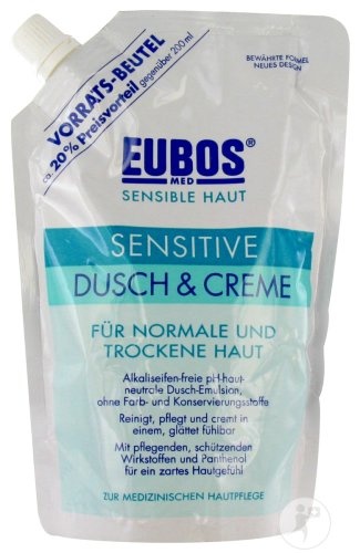 Eubos Sensitive Gel De Duș Rezerva 400ml - Img 1