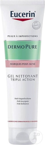 Eucerin DermoPure Gel De Curățare Triplă Acțiune 150ml - Img 1
