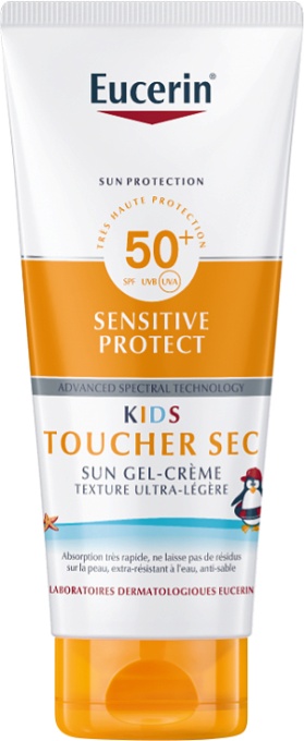 Eucerin Sun KIDS Sensitive Protect SPF50+ Gel-Cremă Cu Textură Uscată 200ml - Img 1