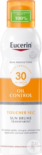 Eucerin Sun Oil Control Spray Protecție Solară SPF30 Piele Normală Spre Mixtă 200ml - Img 1