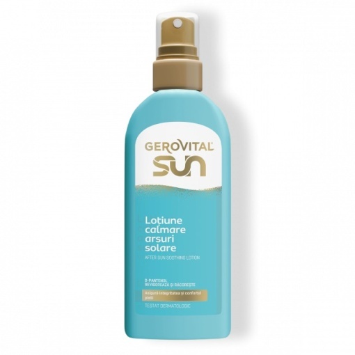 Gerovital Sun Loțiune Calmare Arsuri Solare Spray 200ml - Img 1