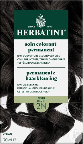 Herbatint Vopsea De Păr Permanentă 2N Brun 1 Kit - Img 1