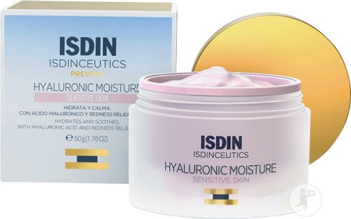 Isdin Isdinceutics Hyaluronic Moisture Cremă Pentru Piele Sensibilă Borcan 50g - Img 1