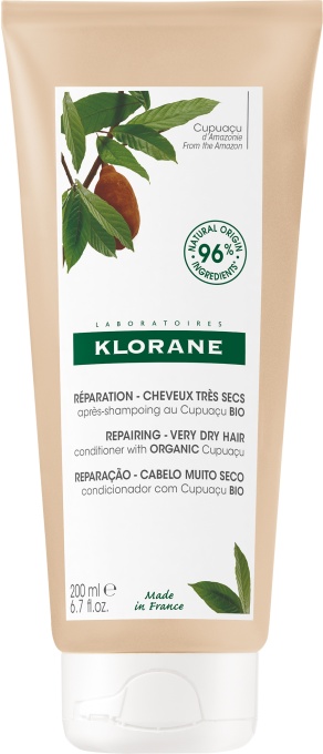 Klorane Cupuaçu Bio Balsam Reparator Regenerant Păr Foarte Uscat Și Deteriorat 200ml - Img 1