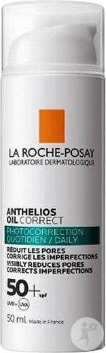 La Roche‑Posay Anthelios Oil Correct Gel‑Crema Solar Matifiant SPF50+ Pentru Piele Grasă 50ml - Img 1