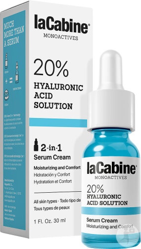 LaCabine Monoactives 20% Acid Hialuronic Ser Cremă Cu Pipetă 30ml - Img 1