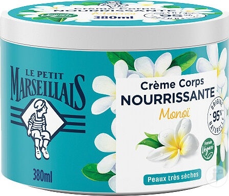Le Petit Marseillais Cremă De Corp Hrănitoare Monoï 380ml - Img 1