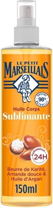 Le Petit Marseillais Ulei Sublimator Pentru Îngrijirea Și Hidratarea Corpului 24h Spray 150ml - Img 1