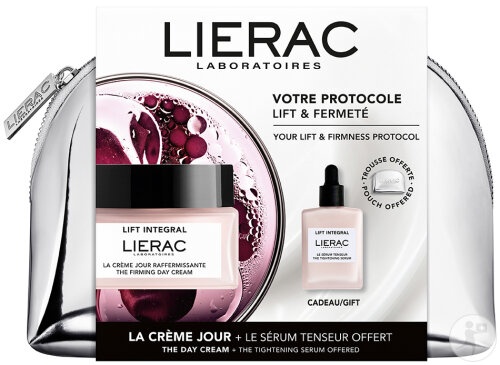 Lierac Lift Integral Kit Cremă De Zi Fermitate 50ml + Ser Tensionant 15ml Gratuit - Img 1