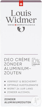 Louis Widmer Deodorant Cremă Fără Săruri De Aluminiu Fără Parfum 40ml - Img 1