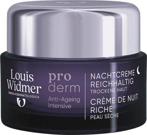 Louis Widmer Proderm Cremă De Noapte Bogată Fără Parfum Recipient 50ml - Img 1