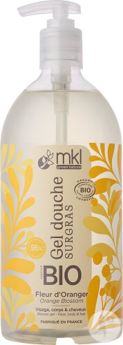 Mkl Green Nature Gel De Duș Floare De Portocal 1l - Img 1
