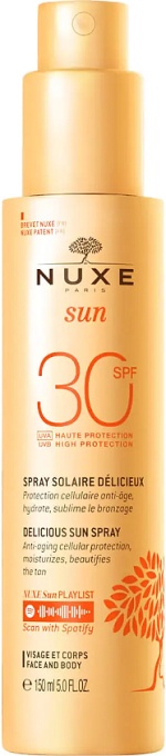 Nuxe Sun Spray Solar Delicios SPF30 Față Și Corp 150ml - Img 1