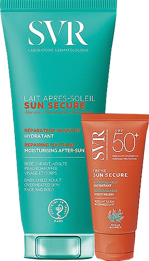 Pachet Mix&Match SVR Sun Secure Cremă Hidratantă + Sun Secure Lapte Hidratant După Expunerea La Soare