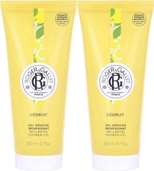 Pachet Roger &amp; Gallet Cedar Gel De Duș Calmant 2x200ml - Img 1