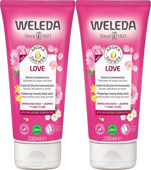 Pachet Weleda Aroma Shower Love Cremă De Duș 2x200ml - Img 1