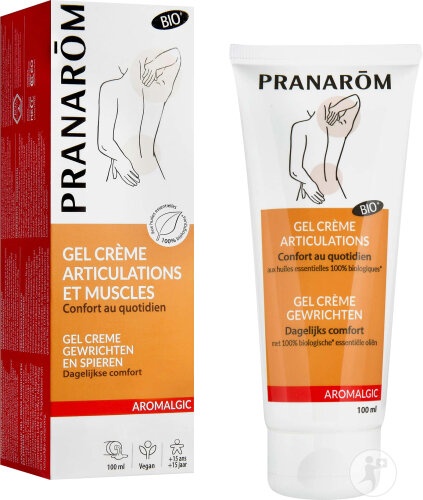 Pranarôm Aromalgic Gel Cremă Bio Pentru Articulații Tub 100ml - Img 1