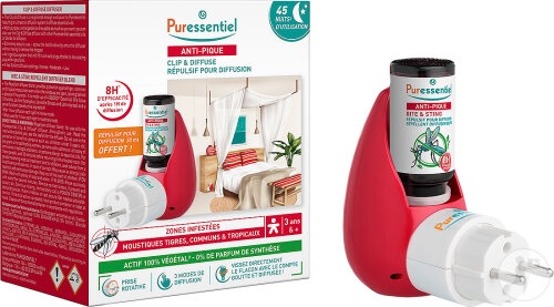 Puressentiel Anti-Bite Duo Clip &amp; Diffuse Set + Complex Cu Citronella 1 Kit - Img 1
