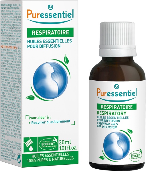 Puressentiel Respirator Ulei Esențial Pentru Difuzare 30ml - Img 1