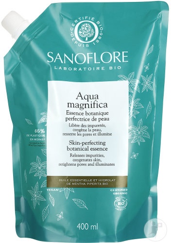 Sanoflore Aqua Merveilleuse Esență Botanică Perfectoare Ten Gras Sau Mixt Rezerva 400ml - Img 1